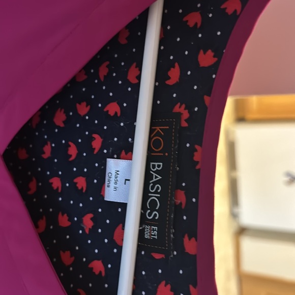 Koi basics scrub top large pink - Picture 4 of 5